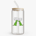 Банка с бамбуковой крышкой