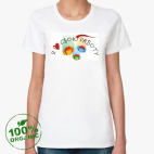 Женская футболка органик
