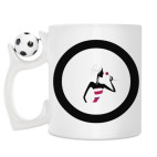 Кружка с футбольным мячиком