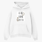 Толстовка худи оверсайз