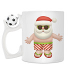 Кружка с футбольным мячиком