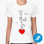 Женская спортивная футболка