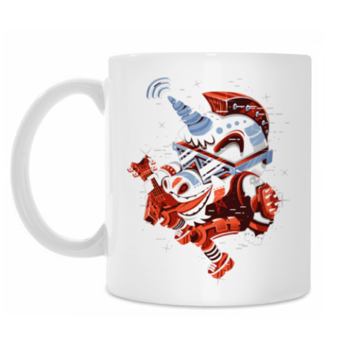 Кружка с принтом Punk Rock Unicorn