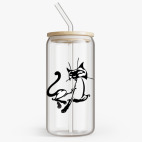 Банка с бамбуковой крышкой