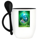 Кружка с ложкой