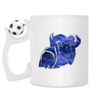 Кружка с футбольным мячиком