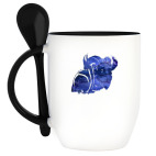 Кружка с ложкой