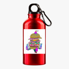 Металлическая бутылка 400 мл UV-DTF