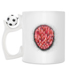 Кружка с футбольным мячиком
