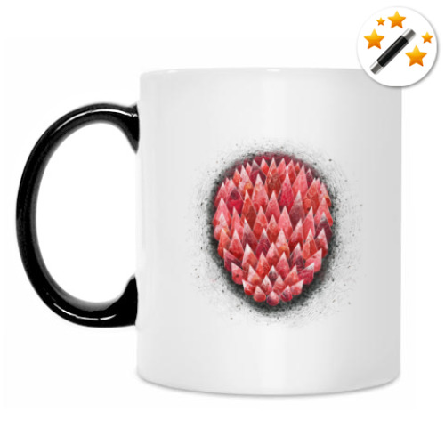 Кружка-хамелеон с принтом чувствую красный (sensor red)