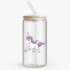 Банка с бамбуковой крышкой