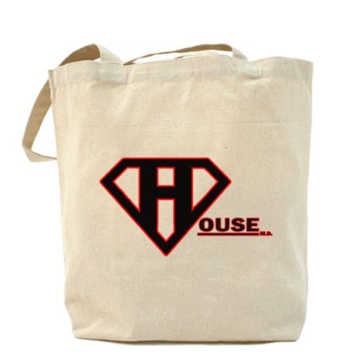 Сумка шоппер с принтом SuperHouse