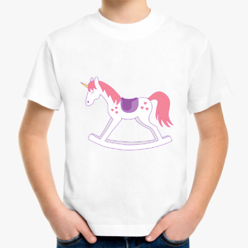 Детская футболка с принтом Единорог/ Unicorn