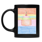 Кружка цветная UV-DTF