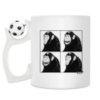 Кружка с футбольным мячиком