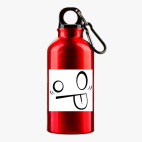 Металлическая бутылка 400 мл UV-DTF