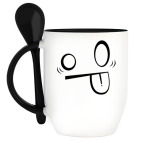 Кружка с ложкой