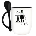 Кружка с ложкой