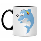 Кружка двухцветная