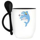 Кружка с ложкой