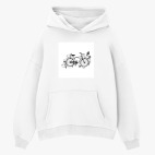 Толстовка худи оверсайз