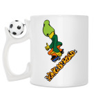 Кружка с футбольным мячиком