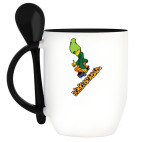 Кружка с ложкой