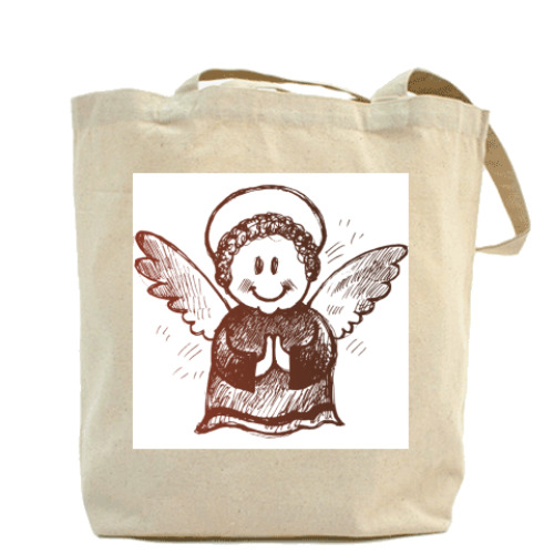 Сумка шоппер с принтом Ангелочек