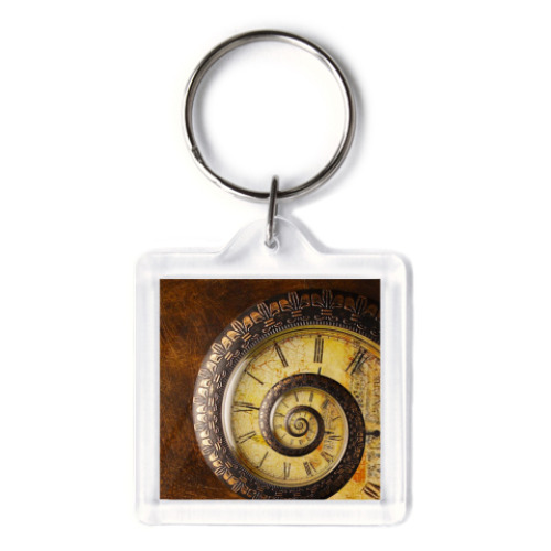 Брелок с принтом Time spiral