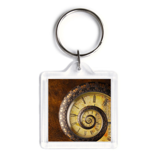 Брелок с принтом Time spiral
