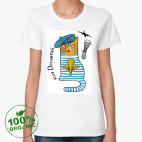 Женская футболка органик