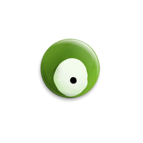 Значок 25мм с принтом Глаз