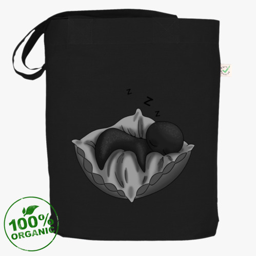 Сумка шоппер с принтом Сплюха