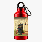 Металлическая бутылка 400 мл UV-DTF