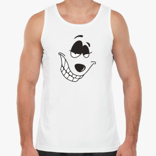 Майка с принтом Улыбка