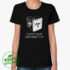 Женская футболка органик