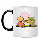 Кружка двухцветная