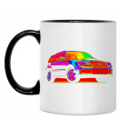 Кружка двухцветная