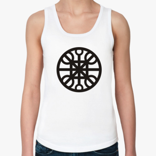 Женская майка с принтом  'Круг'