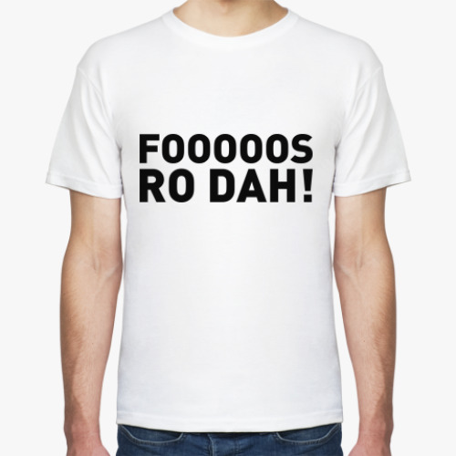 Футболка с принтом Fus Ro Dah