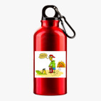 Металлическая бутылка 400 мл UV-DTF