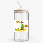 Банка с бамбуковой крышкой