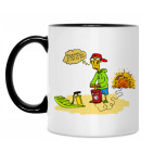 Кружка двухцветная