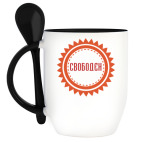 Кружка с ложкой