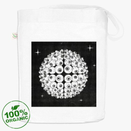 Сумка шоппер с принтом Eyes ball