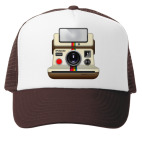 Кепка Trucker (коричневая) Полароид