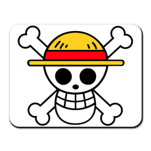 Коврик для мыши с принтом Череп