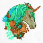 Единорог в цветах