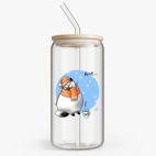 Банка с бамбуковой крышкой