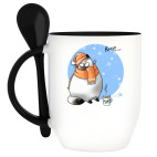 Кружка с ложкой